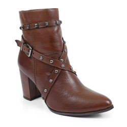 Boot  Julia Trufa Pirâmide Leather - B3002TRUFA